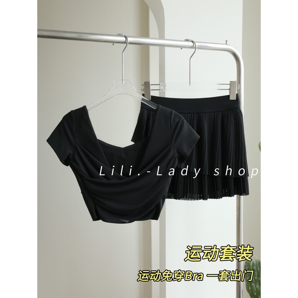 Yoga Wear terno feminino Pilates bonito roupas de treinamento de secagem rápida esportes profissional manhã correndo rou