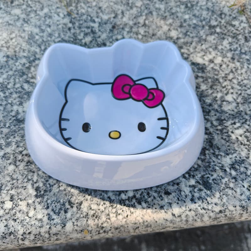 Tigela única para cães e gatos, tigelas de comida Super fofas de alto valor, Anti-tombamento, água potável, tigelas de c