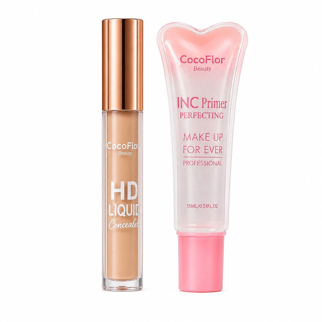 Primer e Corretivo Líquido HD Kit Hidratação CocoFleur