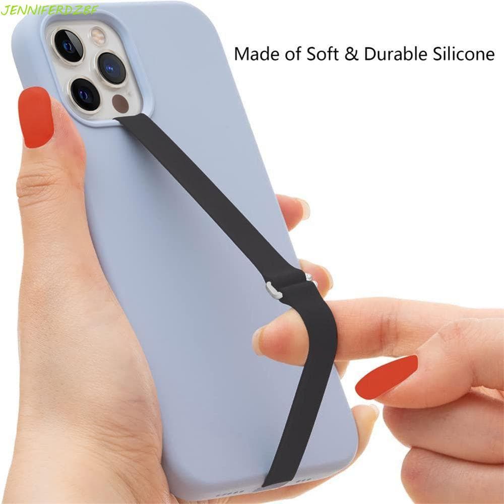 Capa De Telefone Pulseira Ajustável Cordão Suporte Macio Alça De Dedo Anti-Perdido De Laço