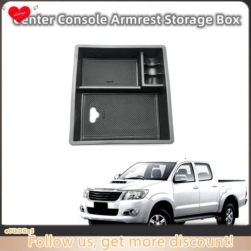 Bandeja Da Caixa De Armazenamento Do Apoio De Braço Organizador Console Central Para Acessórios Carro Fortuner 2004-2014