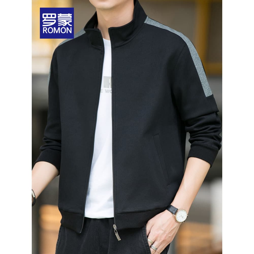 Lomon Cardigan moletom masculino pesado 2026 primavera outono novo estilo Casual topo rua Wear solto zíper jaqueta mascu