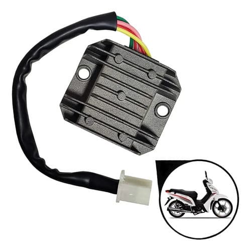 Retificador Voltagem Shineray Jet Phoenix 50cc 2013 Até 2022 12v