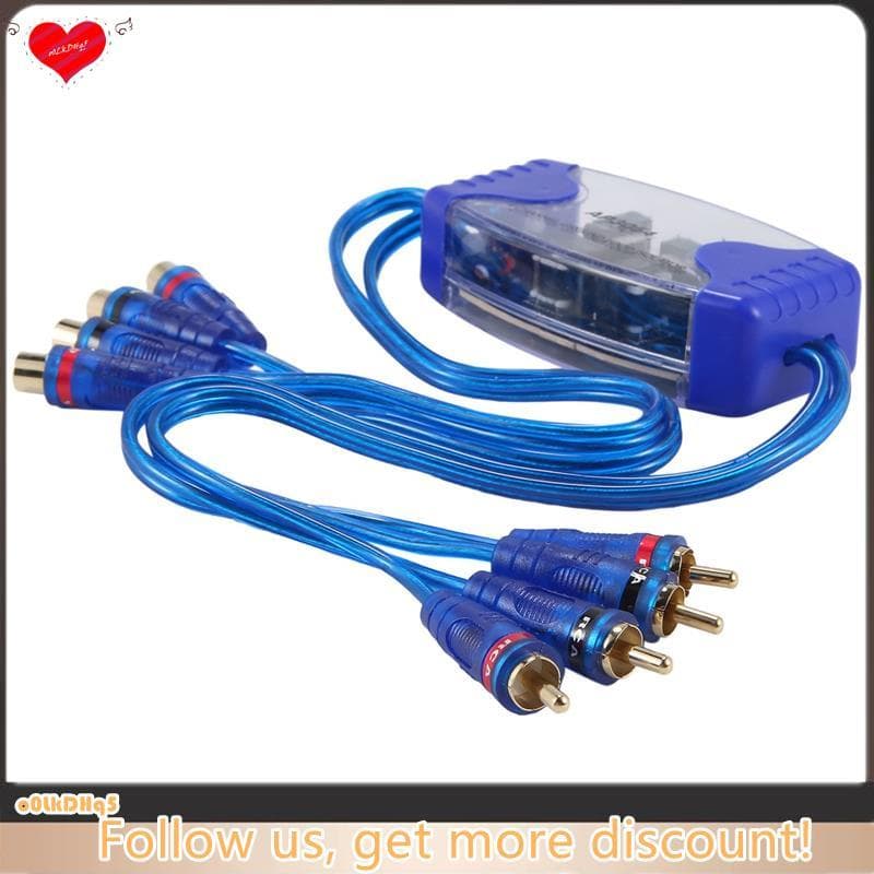 Supressor De Filtro De Ruído De Áudio De 4 Canais Isolador De Loop De Aterramento Estéreo Para Carro 50W