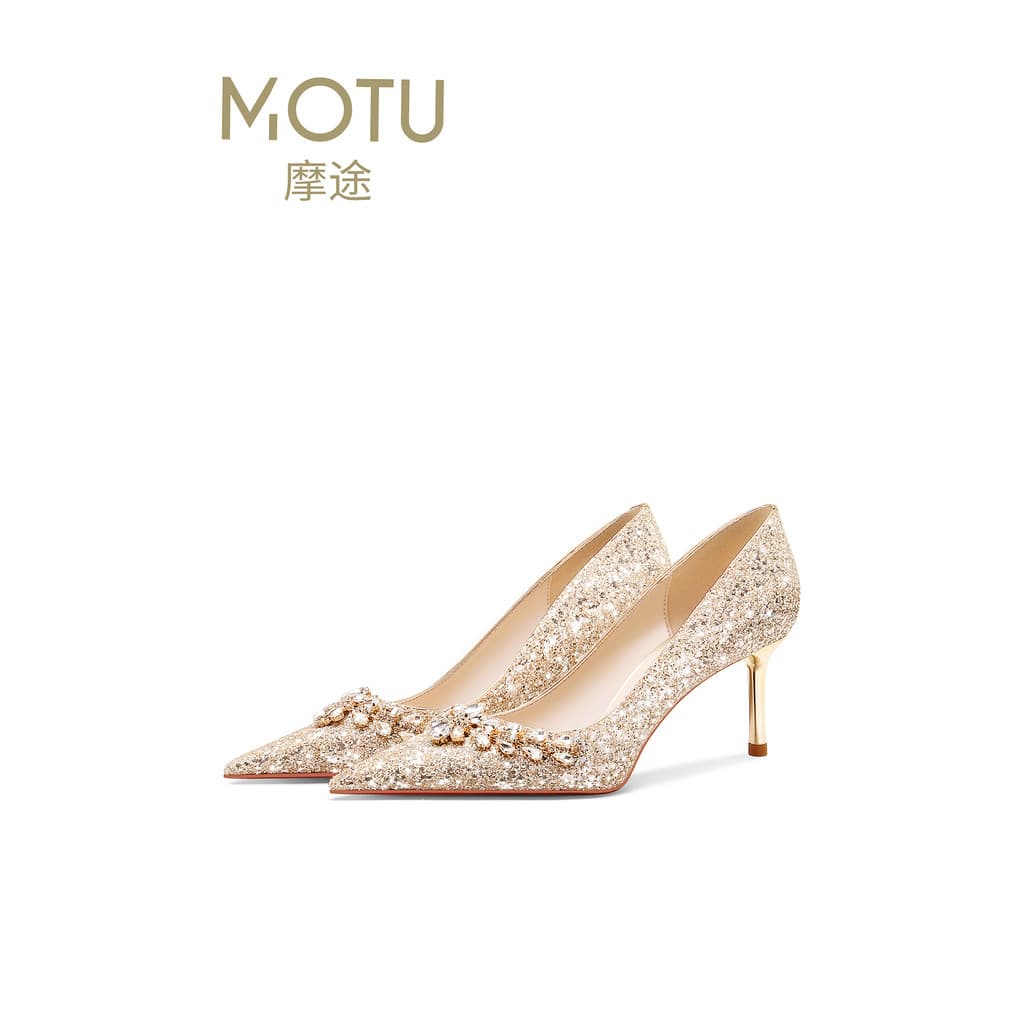 Elegante bonito sapatos de casamento salto alto feminino salto Stiletto diário Wearable sapatos de casamento mestre vest