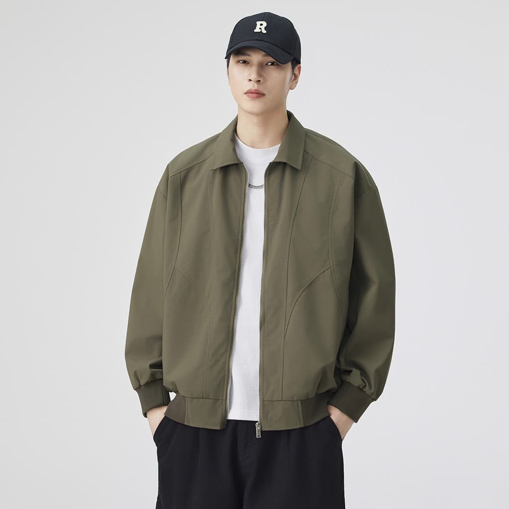 Jaqueta Casual americana masculina primavera outono moda tendência solta All-Match jaqueta de três provas jaqueta mascul