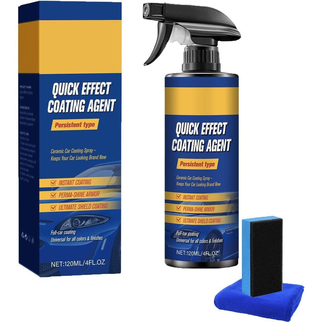 NanoQuickCoatRestore, 120ml, Revestimento Automotivo de Efeito Rápido, Agente de Revestimento para Carro, Spray para Bri