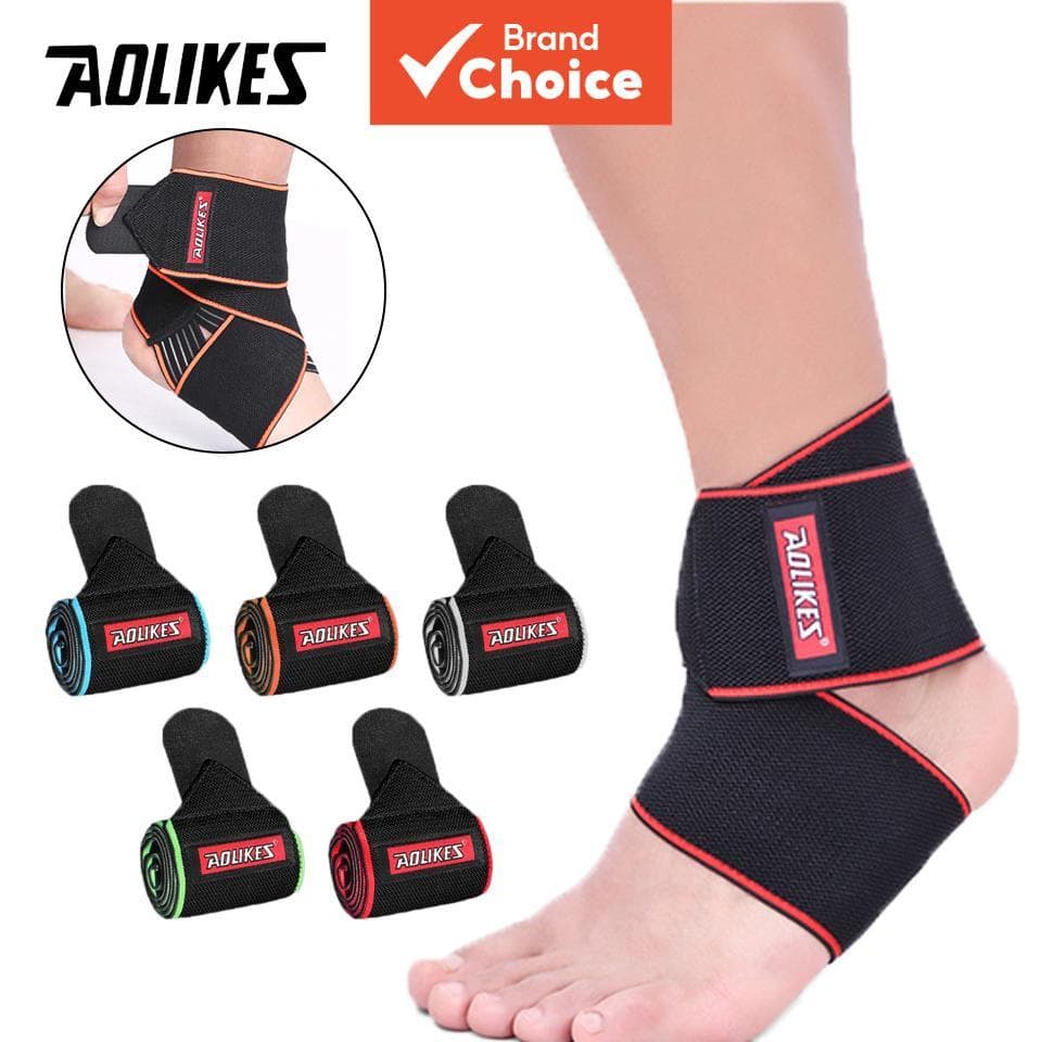 Aolikes 1 unidade tornozeleira esportiva de silicone elástica ajustável antiderrapante compressão basquete & acessórios