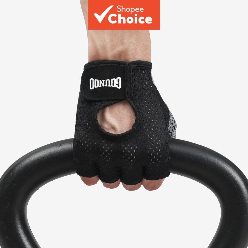 Luvas Fitness de Silicone Antiderrapante, Luvas de Academia Respiráveis para Homens e Mulheres Levantamento de Peso, 1