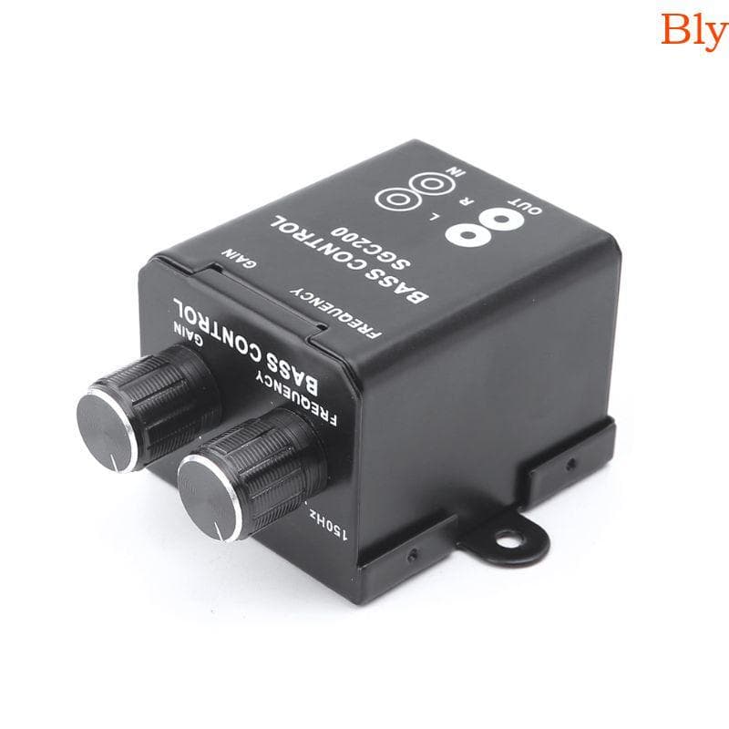 Bly Regulador De Carro Amplificador Baixo Subwoofer Estéreo Equalizador Controlador 4 RCA