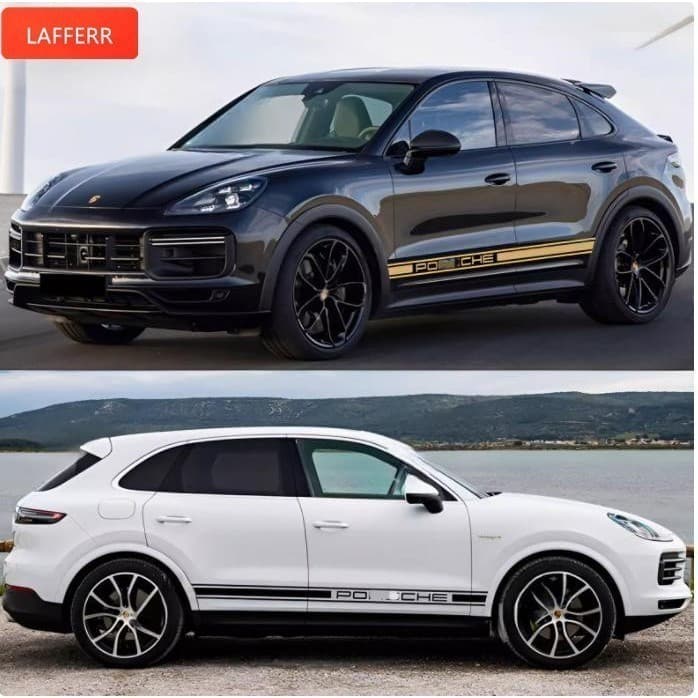 [Adesivos De Carro Modificados] Adequado Para Porsche Cayenne Garland GTS Saia Lateral Modificada Exclusiva Decorativos
