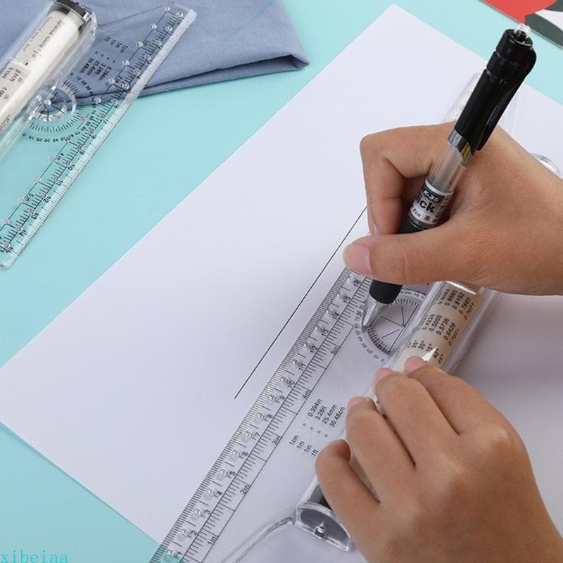 Exame De Design De Desenho Técnico Profissional Transferidor De Régua Paralela xibeiaa