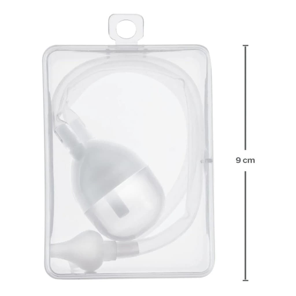 Aspirador Nasal De Sucção Com Estojo - Buba Cor Branco