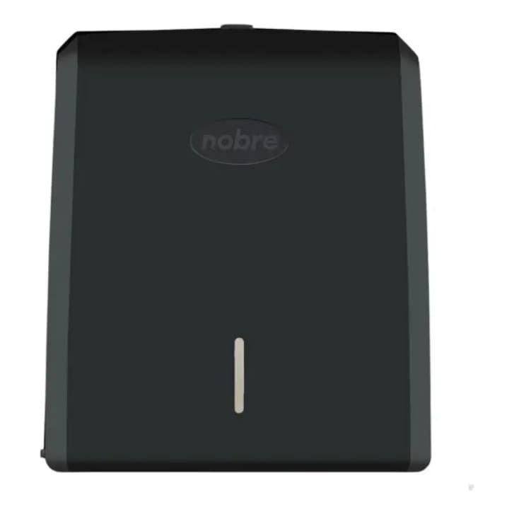 Toalheiro Dispenser Suporte Porta Papel Toalha Preto Nobre