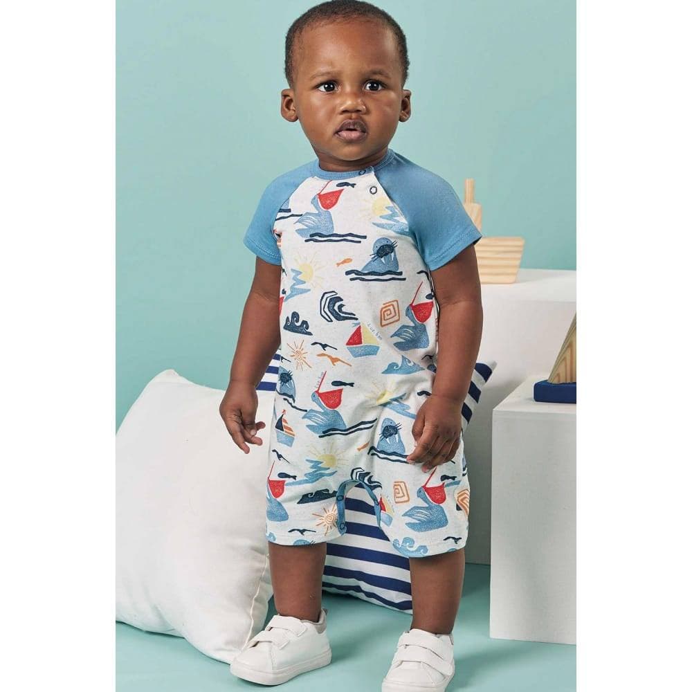 Macacão Bebê Menino em Malha  LucBoo
