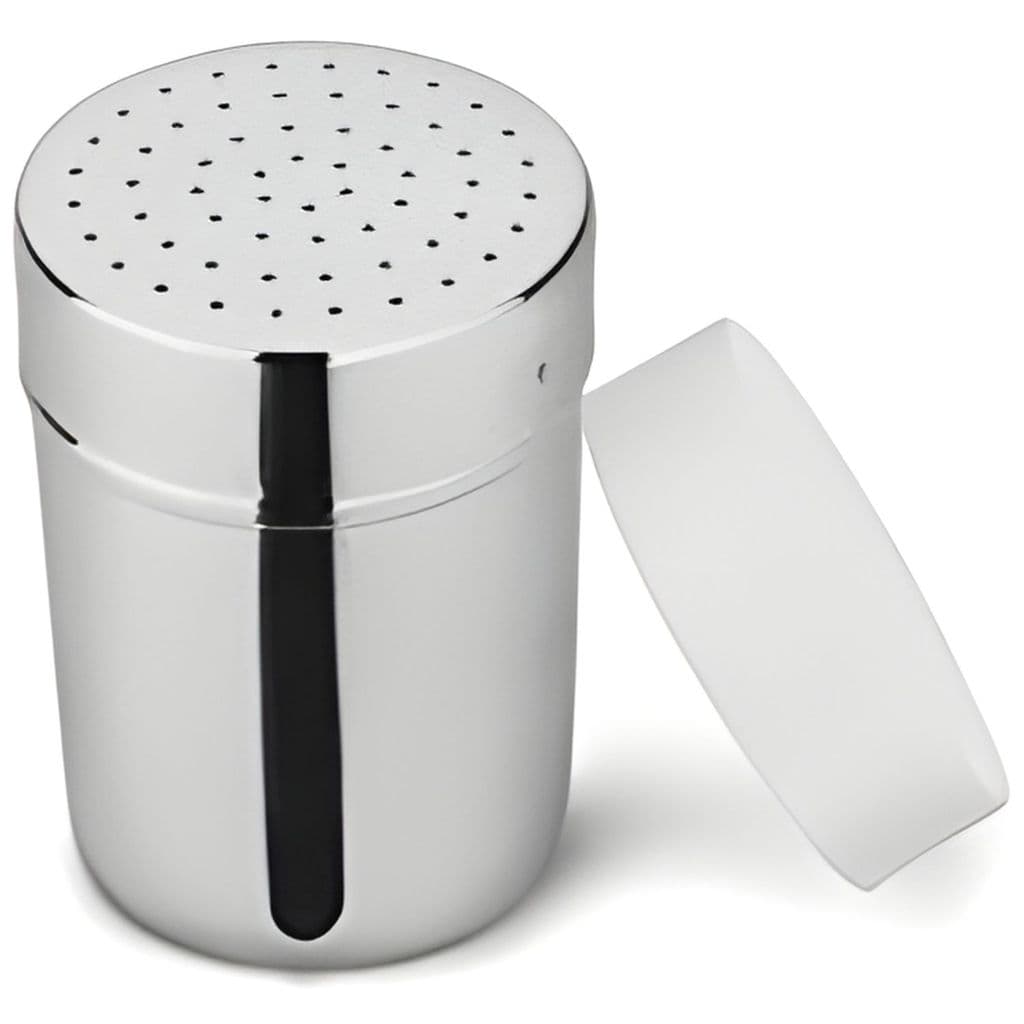 Saleiro E Pimenteiro Inox Brinox 300g Manual Restaurante Tempero Sal Pimenta Grão