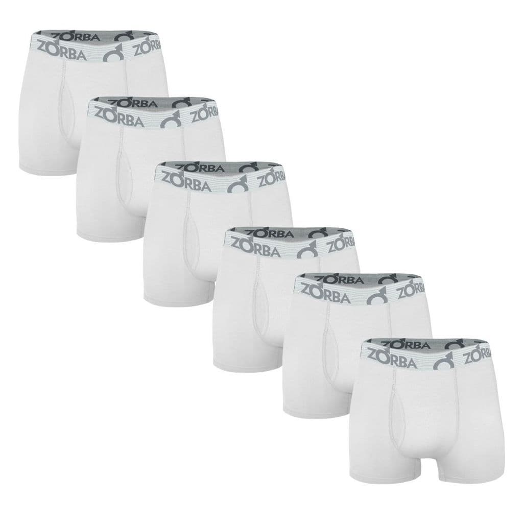Kit 6 Cuecas Zorba Boxer com Abertura 848