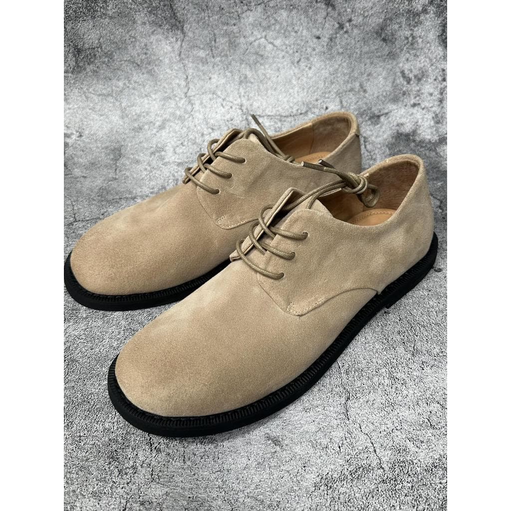 [Wealthy Trendy Shoes] Sapatos masculinos de couro genuíno originais japoneses retrô feitos à mão pequenos sapatos de co