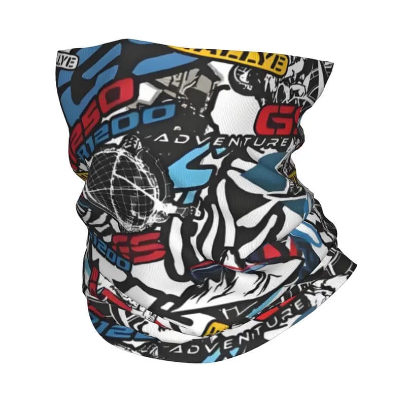 Personalizado GS Racing Moto Bandana Pescoço Mais Quente Mulheres Homens Inverno Tubo De Esqui Cachecol Gaiter Rosto Cap