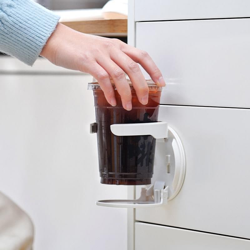 Suporte de copo dobrável alemão, copo de mesa, Rack de armazenamento de café, dormitório sem perfuração, copo de água de