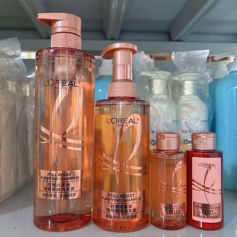 Paris L'Oreal Shampoo Suavizante Forte Suavizante Suavizante Purificante Couro Cabeludo Saudável Shampoo Condicionador p