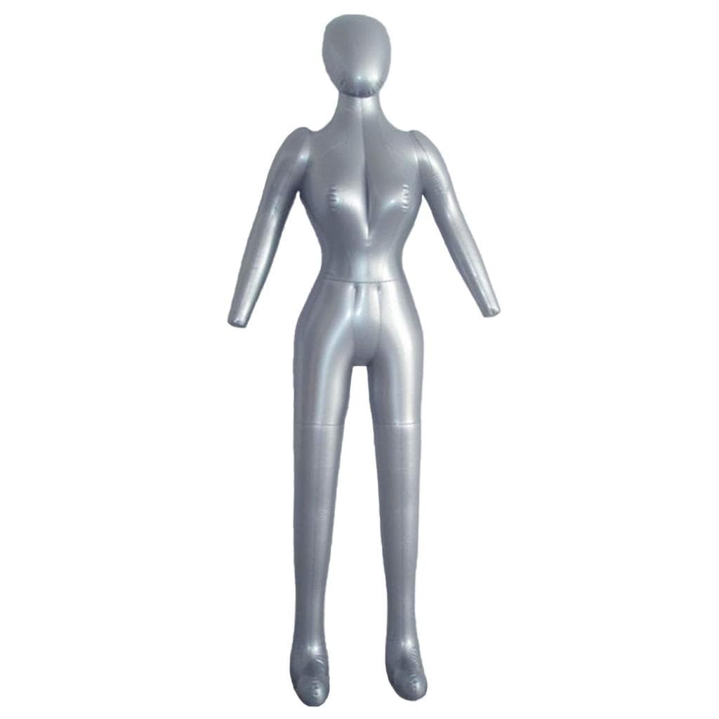 HAMILO Manequim de Ar Torso Corpo Inteiro Feminino Pneumático Portátil Exibição de Economia de Espaço