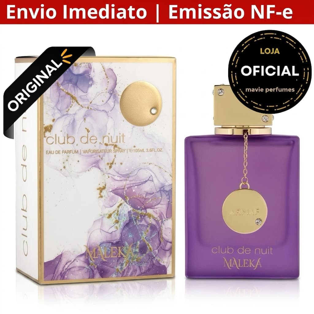 ⚡Frete Grátis Perfume Arabe Club de Nuit Maleka Armaf 105ml EDP Original