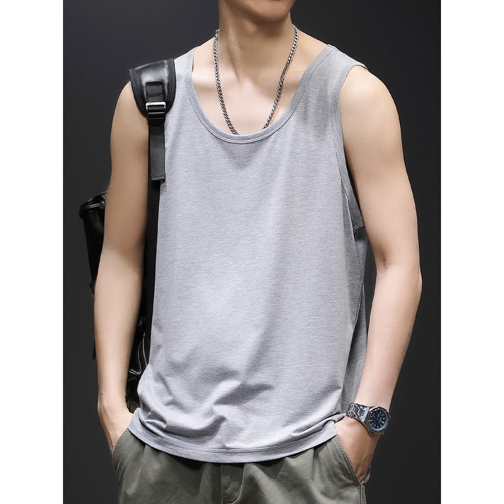 HPCP High-End 60 pçs Modal algodão gelo seda colete masculino verão legal estilo fino de secagem rápida colete de Fitnes