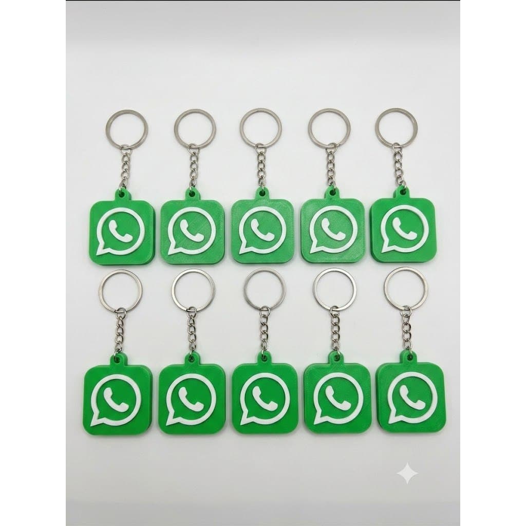 Kit 10 Chaveiro NFC Whatsapp Aproximou Conectou | Tag NFC