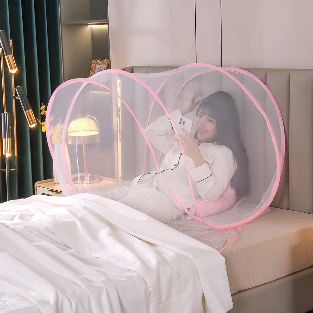 【Proteção Completa】JMY Mosquiteiro para Camping/Viagem/Anti-Mosquitos/Portátil/Leve e Dobrável