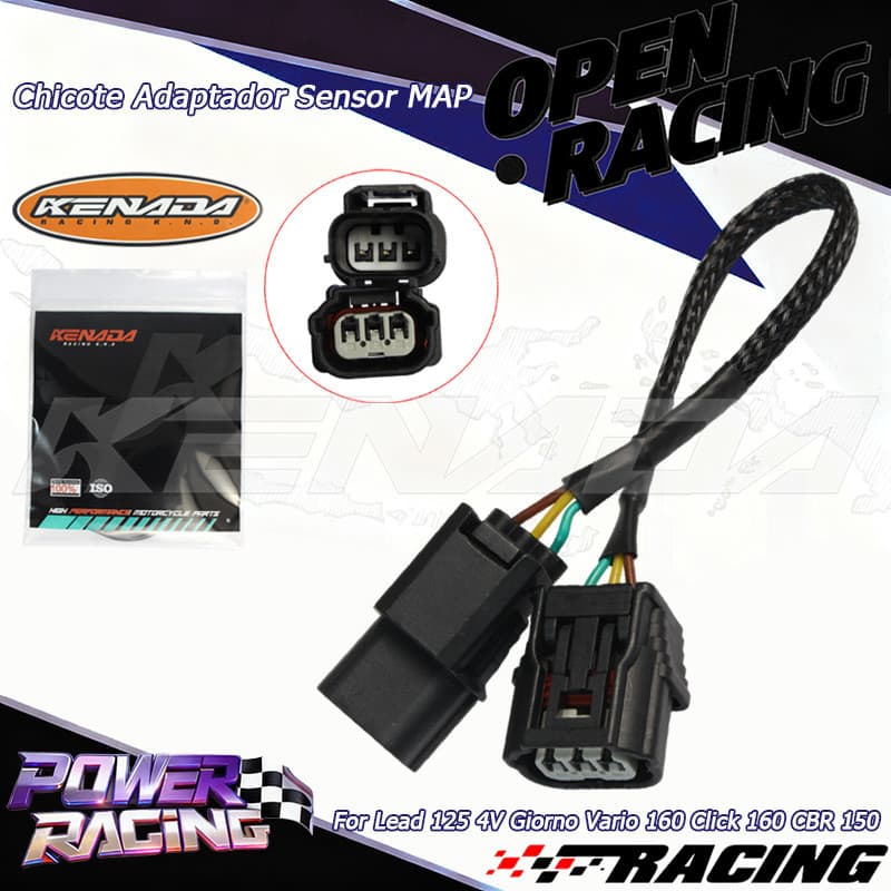 KENADA RACING Chicote Adaptador Sensor MAP TPS 5 Pinos TBI Para Lead 125 4V Giorno Vario 160 Click 160 CBR 150