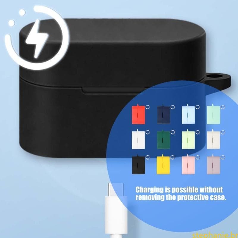 Melhor Capa Silicone Macio Flexível Para Fone Ouvido WF-1000XM6 À Prova Choque A Arr