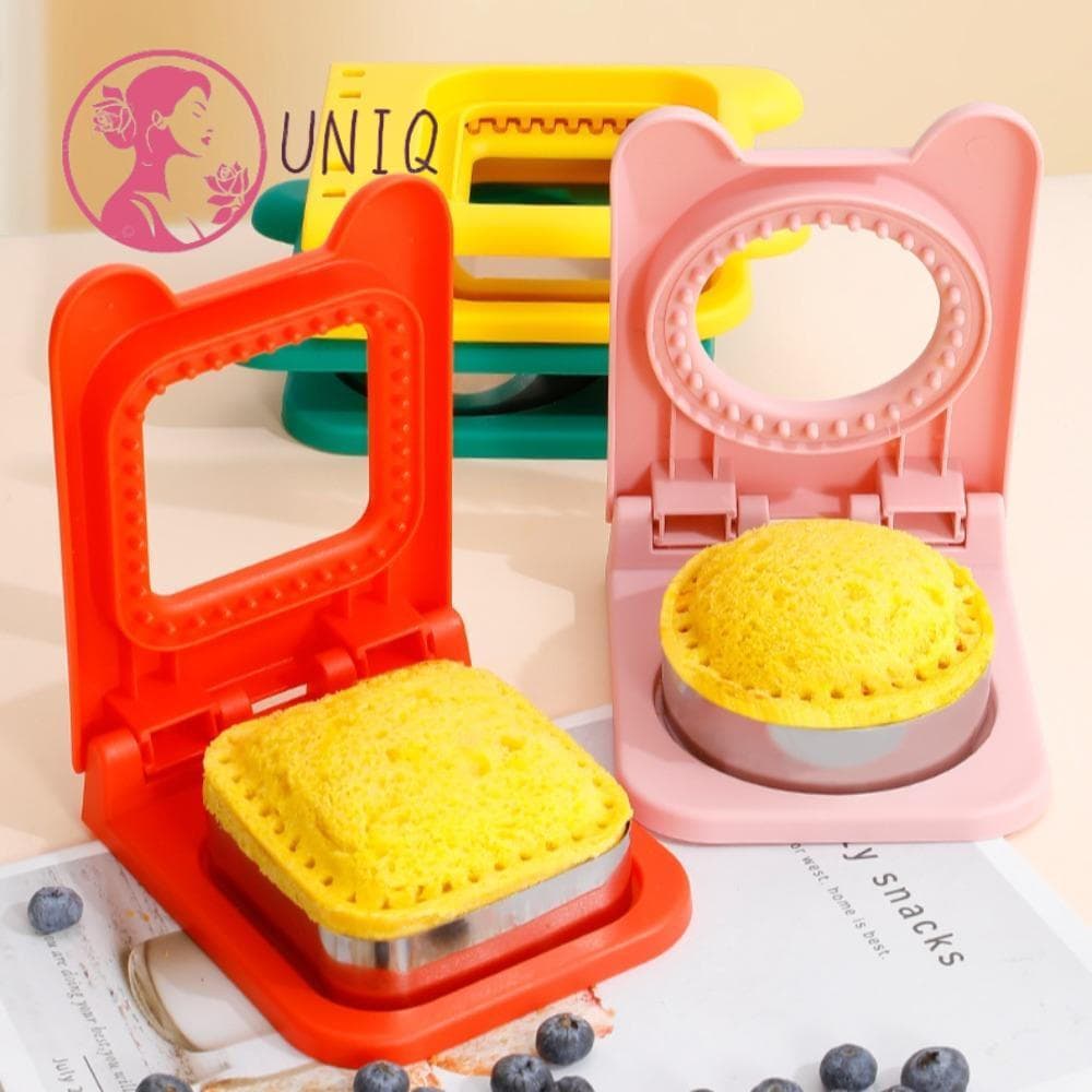 Molde De Cortadores De Sanduíche UNIQ DIY , Selador Flip Lancheira Decoração Pão Torrado , Vários Formatos