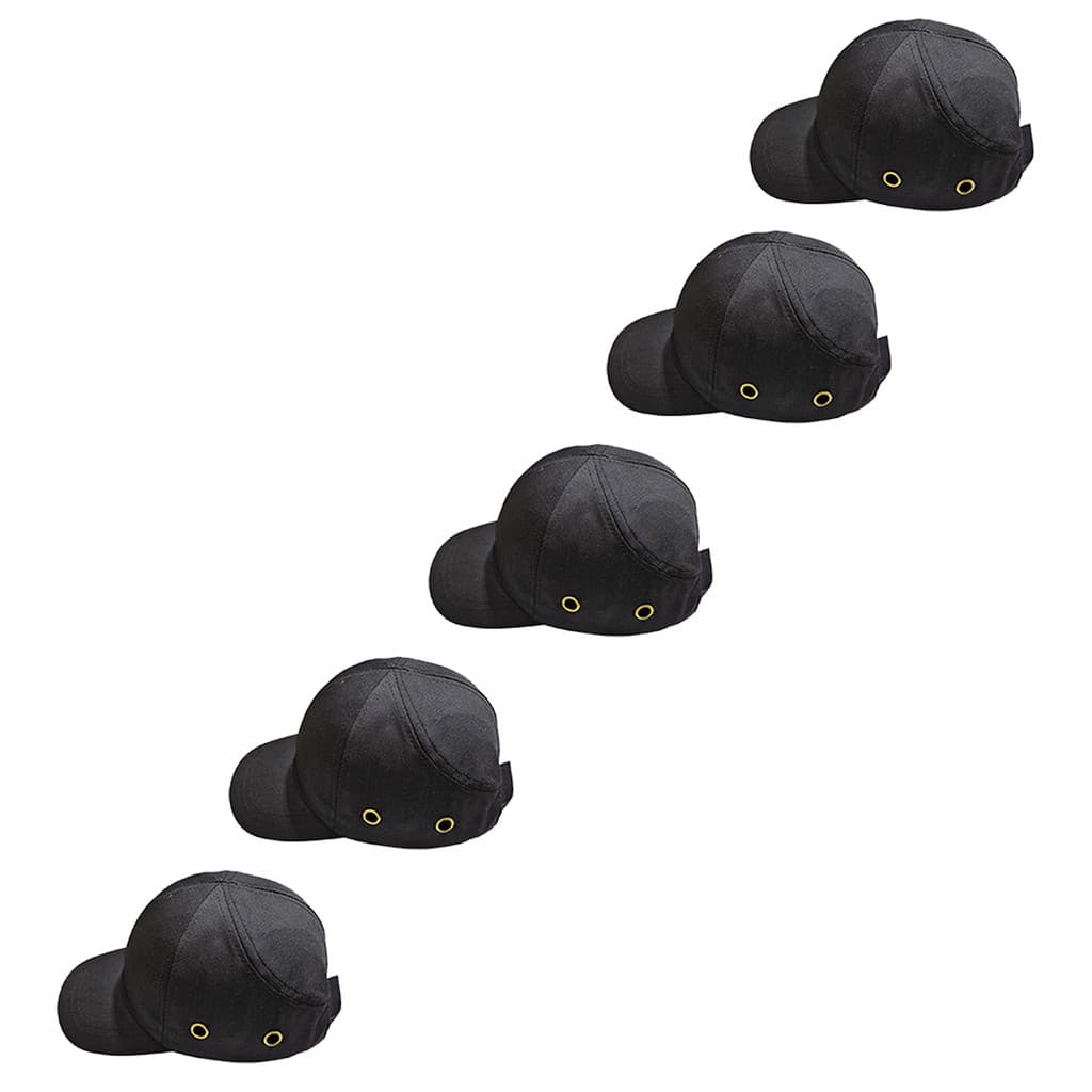 Bone com Capacete EPI Kit 5 Uni Obra Segurança do Trabalho Casquete Reparo Conserto Oficina Resistente