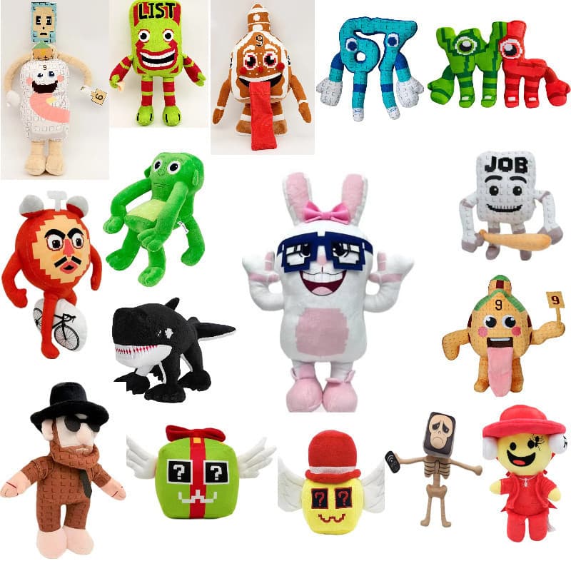 Roube um Brainrot, jogo Roblox Boppin Bunny 67 Esok Sekolah, presente de pelúcia, roube um Brainrot.