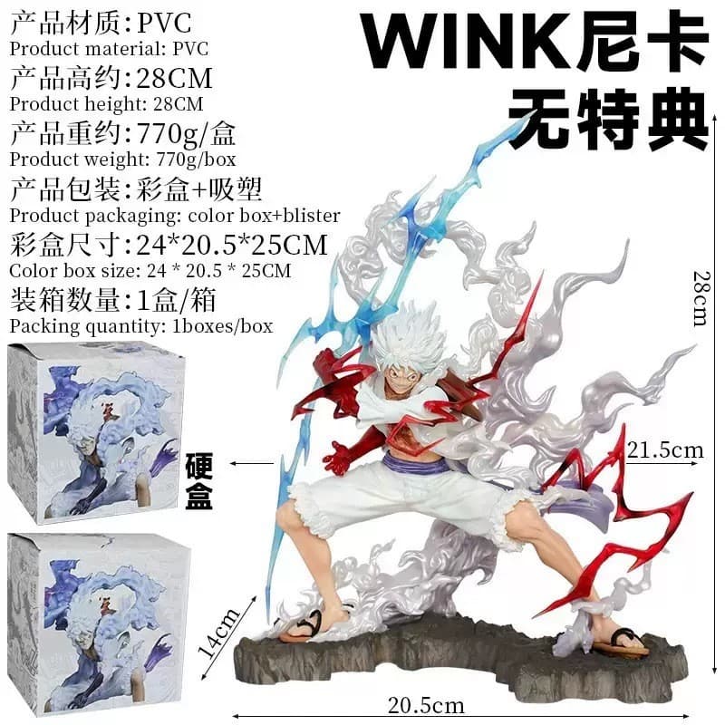 Uma peça de alta qualidade cinco velocidades nicorie Wink aperto apertado relâmpago Flyer modelo ornamentos presente fig