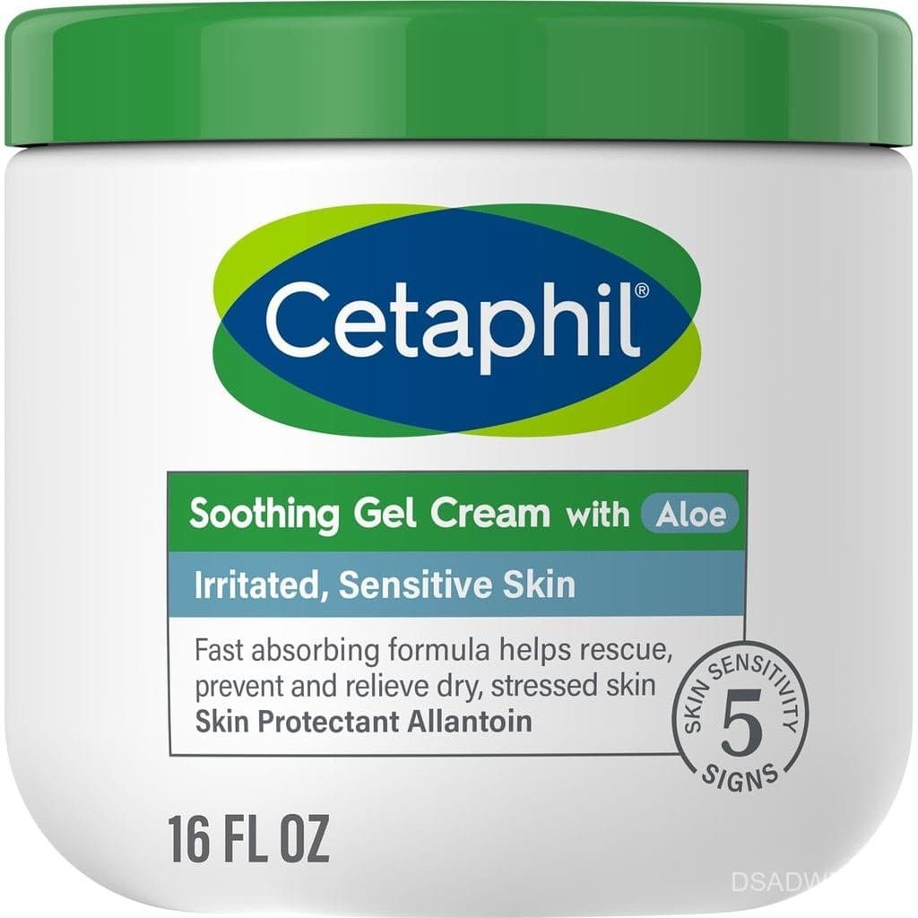 Gel Calmante de Aloe Vera acalma e hidrata instantaneamente a pele sensível, sem fragrância e sem parabenos, 16 onças DK