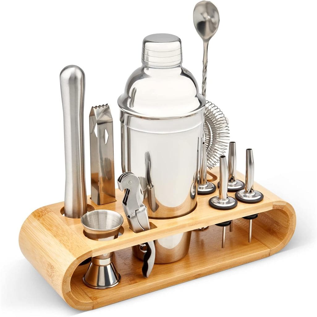 Kit Caipirinha Coqueteleira 12 Peças Inox Premium