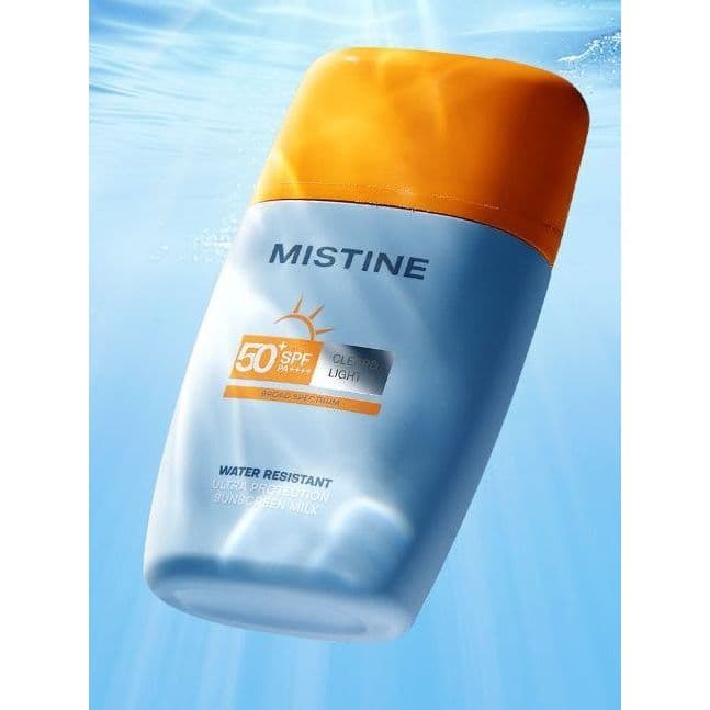 G Ótimo uso!Mistine Mistine Mistine Shaking Clear Sports Protetor Solar Creme Loção Isolamento Pequeno Chapéu Amarelo An