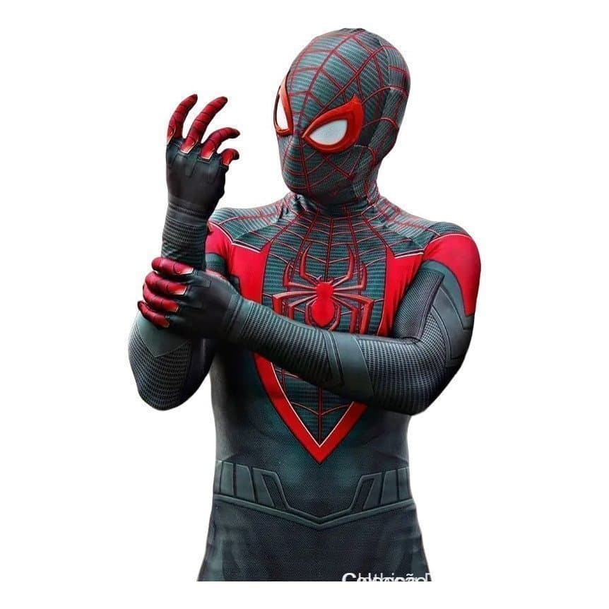 Fantasia de Cosplay com Lentes Miles Ultimate Game Spider-Man QEDN JWYJ TKKT 9WFA W8EV