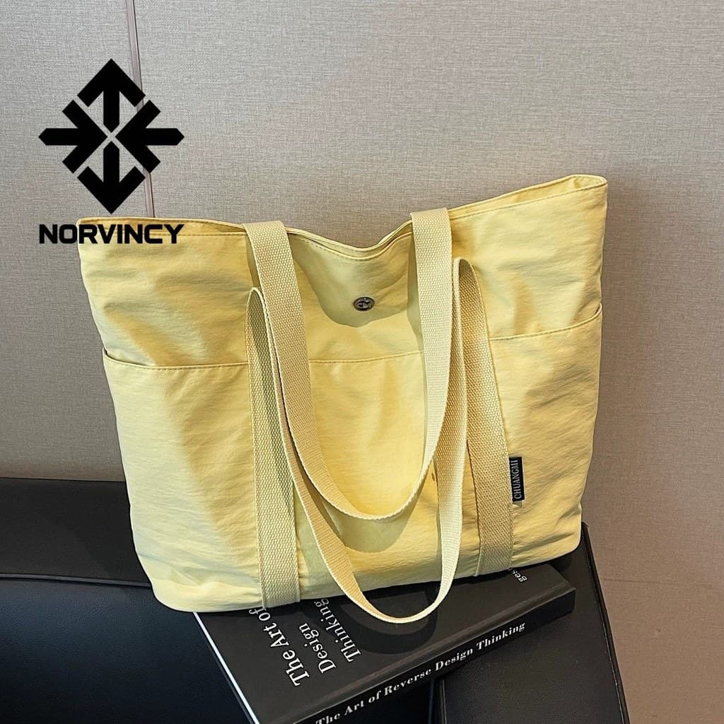 Novancy leve bolsa de pano de Nylon feminina 2026 Casual Commuter grande capacidade viagem de curta distância
