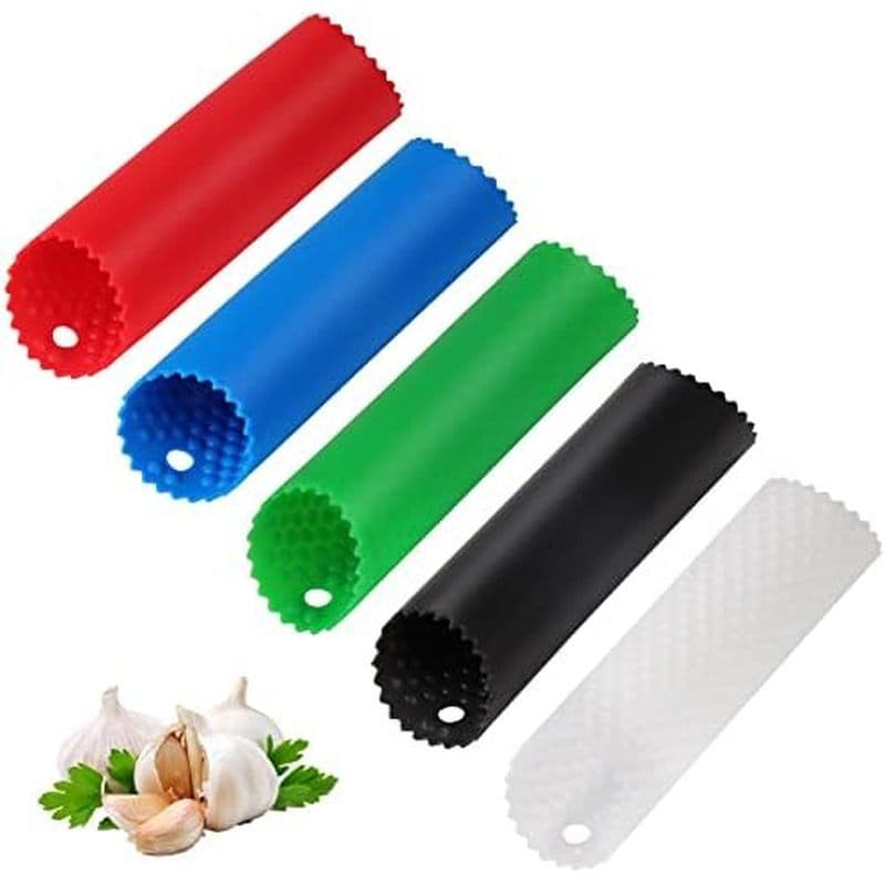 Sinnnaly Descascador De Alho Removedor De Pele Rolo Keeper , Fácil De Descascar Cravo Com De Tubo De Silicone Ferramenta