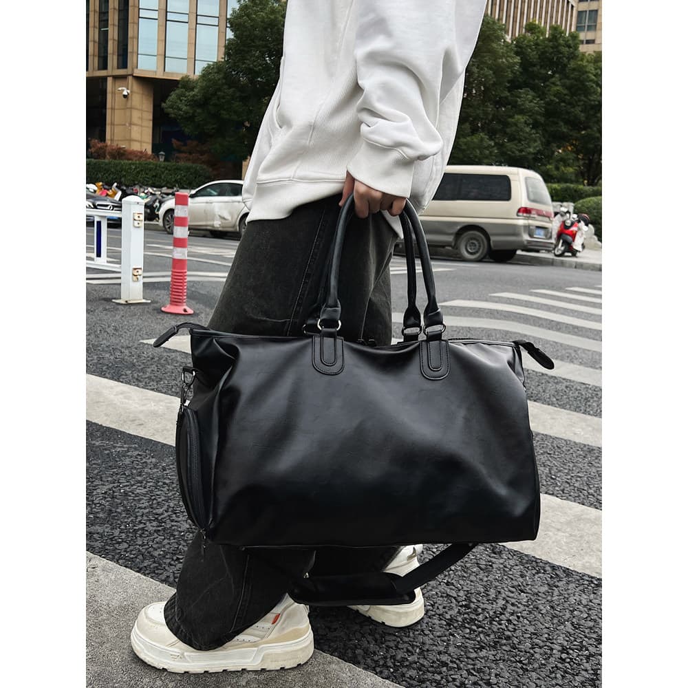 Influenciador bolsa de viagem de grande capacidade masculina viagem de negócios mochila bolsa feminina esportes ginásio