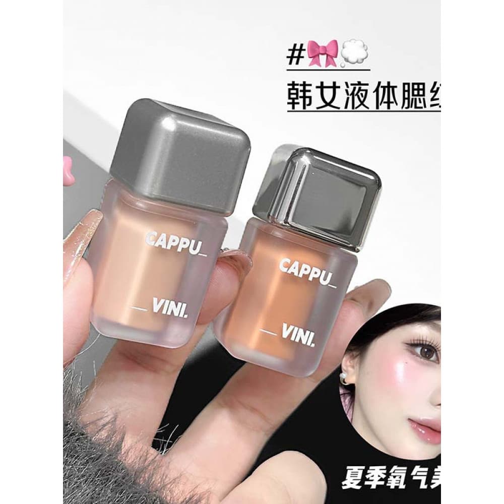 CAPPUVINI pequeno cubo de gelo líquido blush líquido coreano fosco vitalidade blush brilho reparação cosméticos doméstic