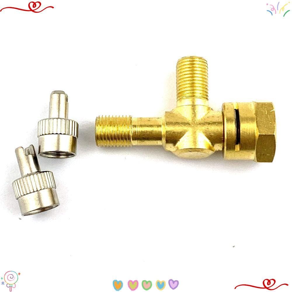 Adaptador De T , Acessórios Para Pneus , Válvula TPMS De 3 Vias , Conector De Medidor De Pressão De Pneu De Cobre