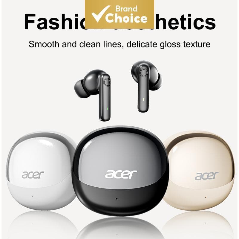Acer OHR546 Fones De Ouvido Bluetooth TWS Design De Carregamento Magnético Automáticos Ligar Após Abertura Caixa De Arma
