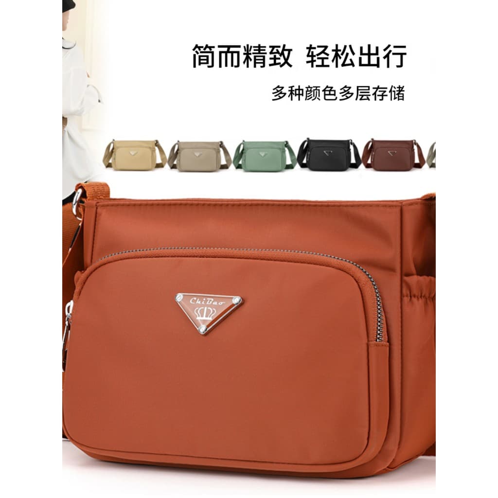 KVKY novo estilo All-Match saco do mensageiro náilon mãe feminina pequena bolsa quadrada leve Oxford pano moda Casual bo