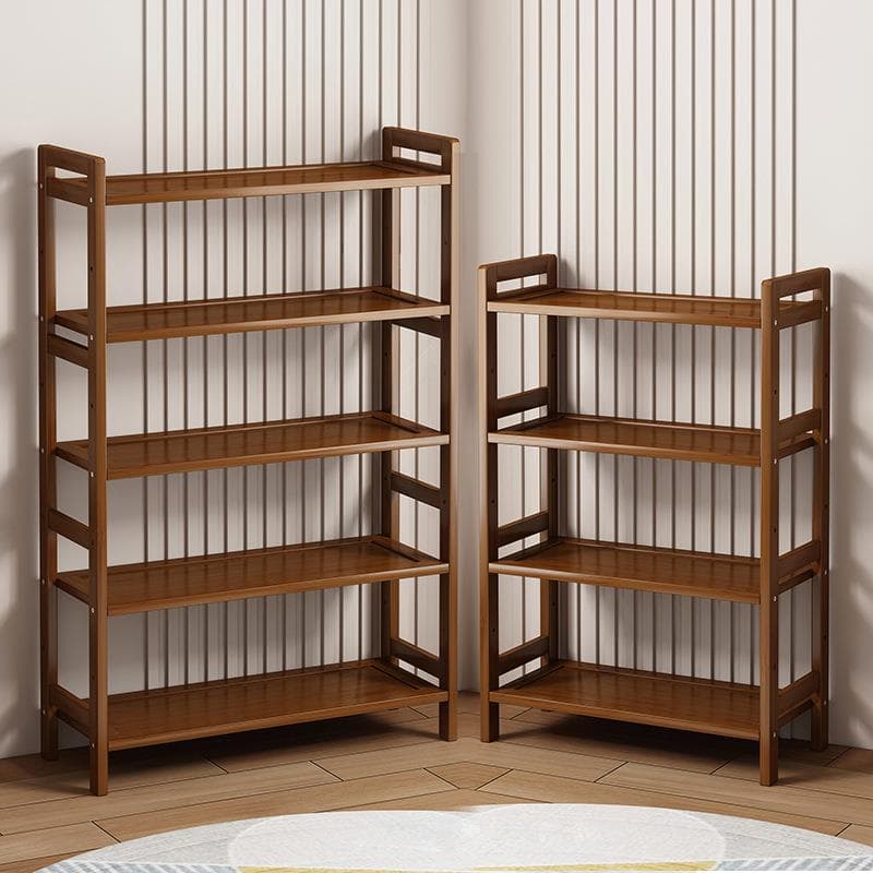 Casa multifuncional sala de estar bambu armário de chá Rack piso Multi-camada partição suporte de parede ela