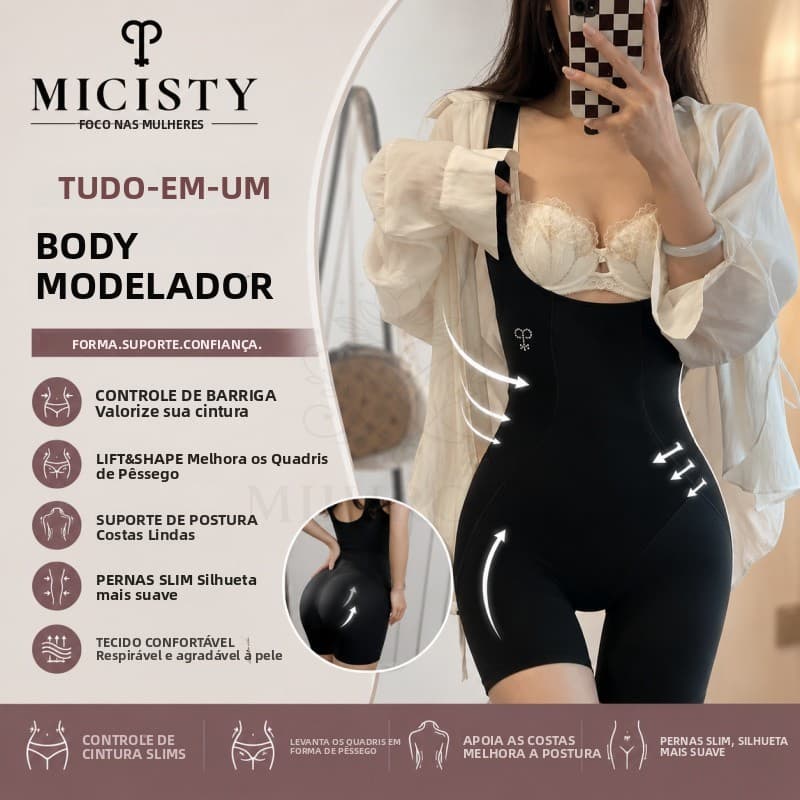 MIIUROSE MICISTY Cinta Modeladora Pós-parto Feminina - Controle Abdominal, Levantamento de Glúteos, Redução de Cintura,