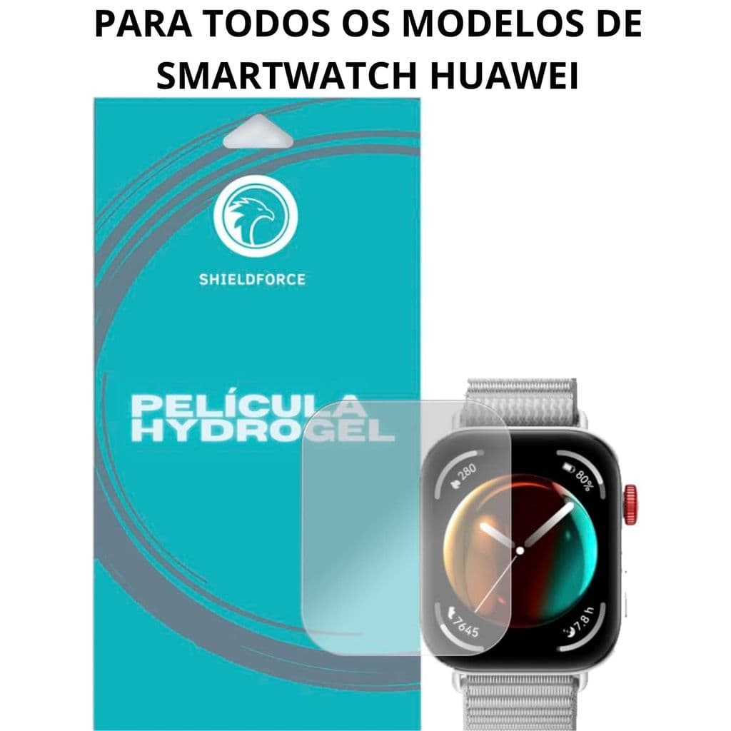 KIT 3 OU 6 Película Protetora Huawei Watch (Todos os Modelos) - Hidrogel HD Premium